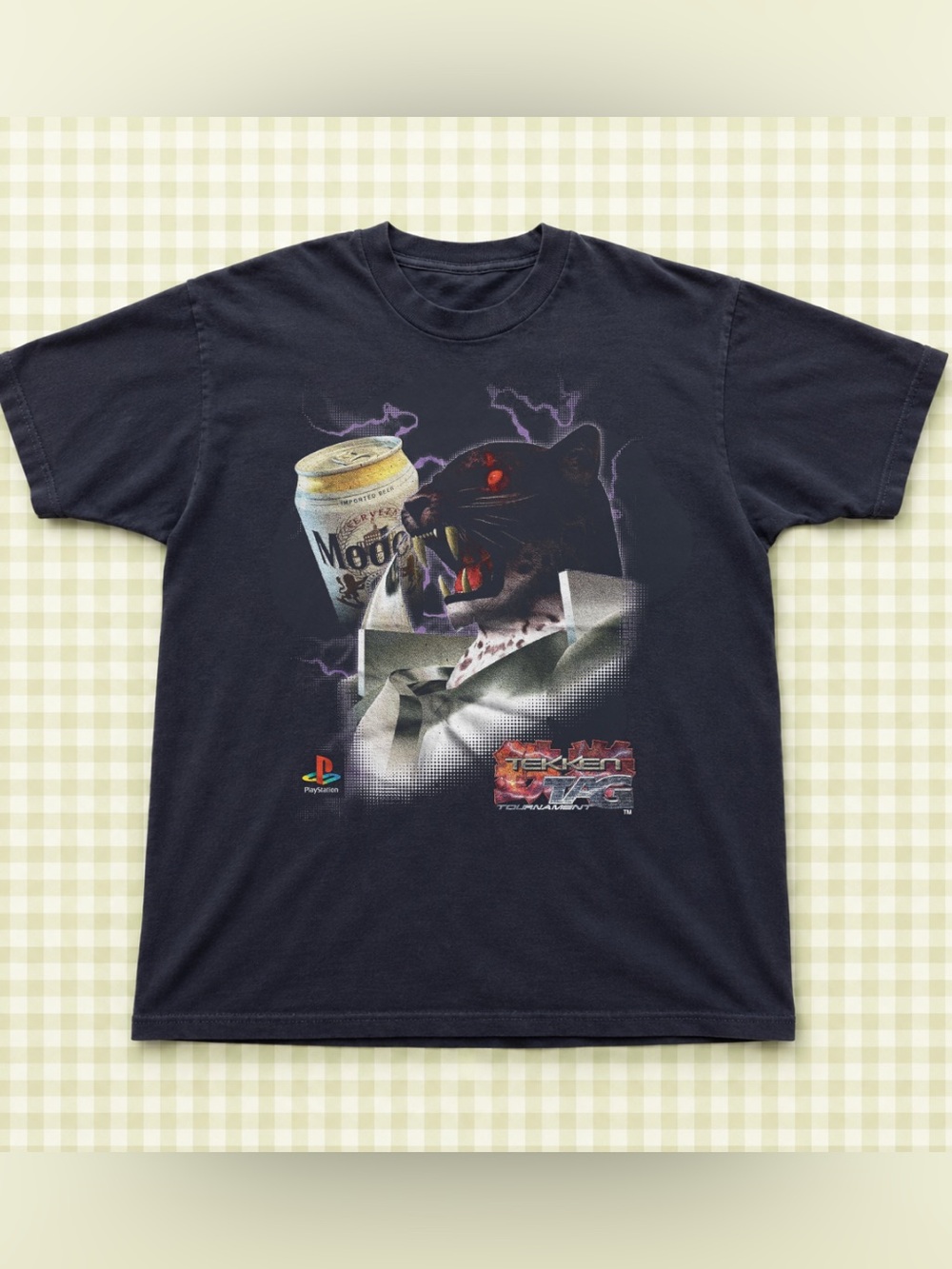 PlayStation Tekken Vintage Black Graphic Tee